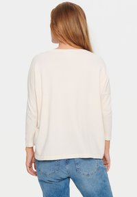 Saint Tropez Stickad tröja - mottled beige