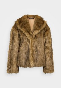 Gina Tricot Tall Winterjas - brown melange