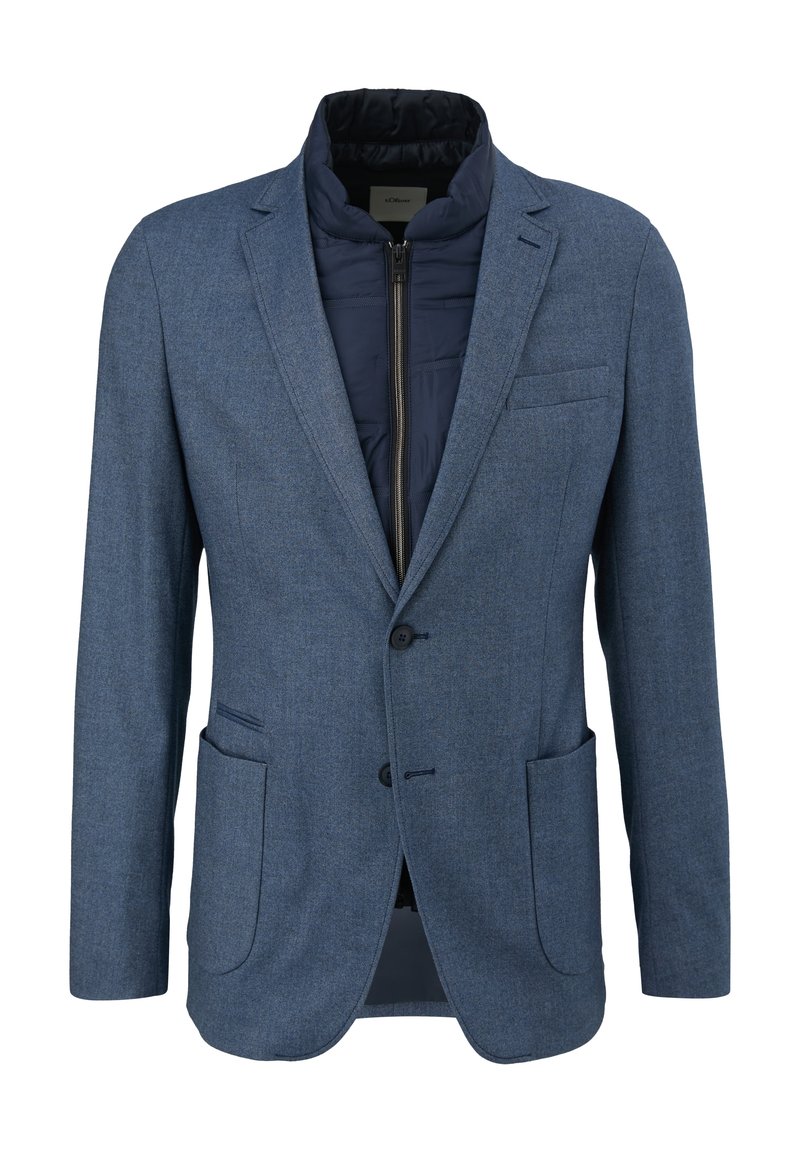s.Oliver BLACK LABEL Blazer gemêleerd donkerblauw
