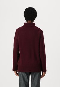 pure cashmere HIGH NECK  - Camisola - burgundy