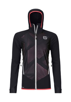 COL BECCHEI - Soft shell jacket - black raven