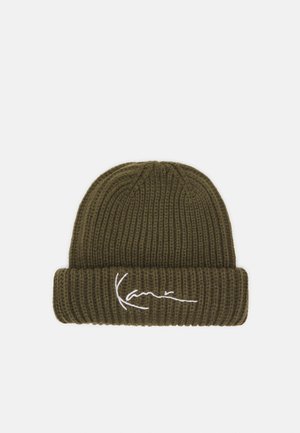 SIGNATURE FISHERMAN BEANIE UNISEX - Bonnet - olive