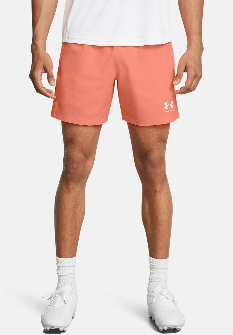 Under Armour CHALLENGER PRO - Pantalón corto de deporte - flare orange