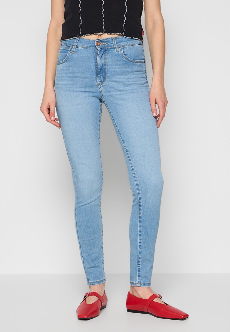 Wrangler Jeans Skinny Fit blauw