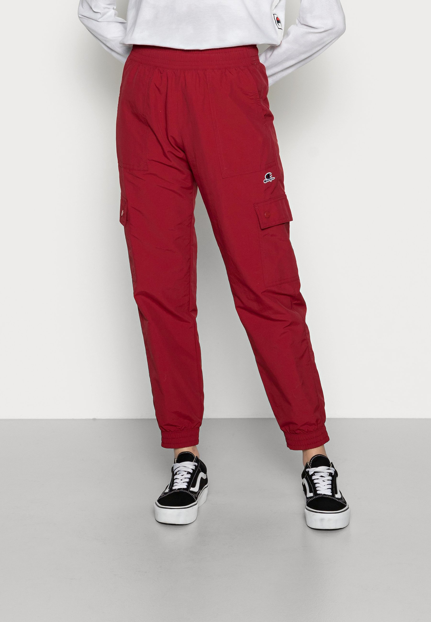 Champion Rochester ELASTIC CUFF PANTS - Pantaloni cargo - dox/bordeaux -  Zalando.it