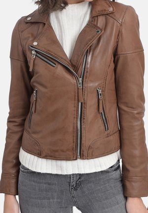 Oakwood, Veste en cuir - cognac