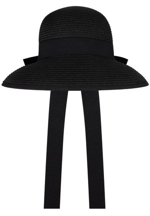 STRANDHUT MIT SCHLEIFE - Hat - schwarz