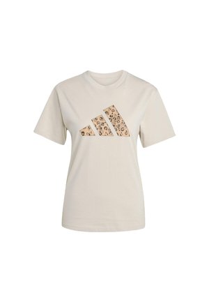 adidas Sportswear ANIMAL  - T-shirt print - beige