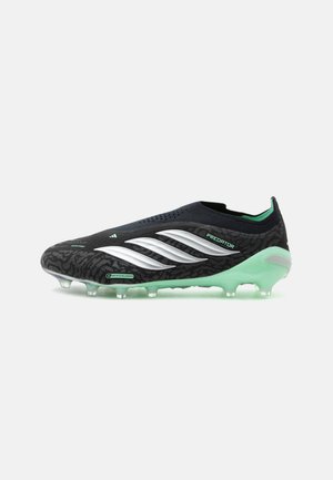 PREDATOR ELITE AG UNISEX - Футболни обувки за изкуствена трева - core black/silver-coloured metallic/pulse mint