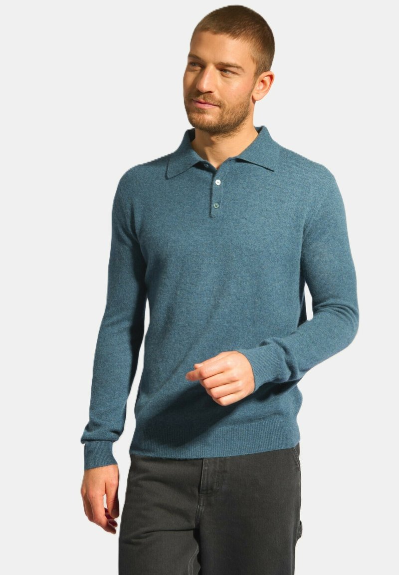 Just Cashmere Longsleeve - mottled duck green