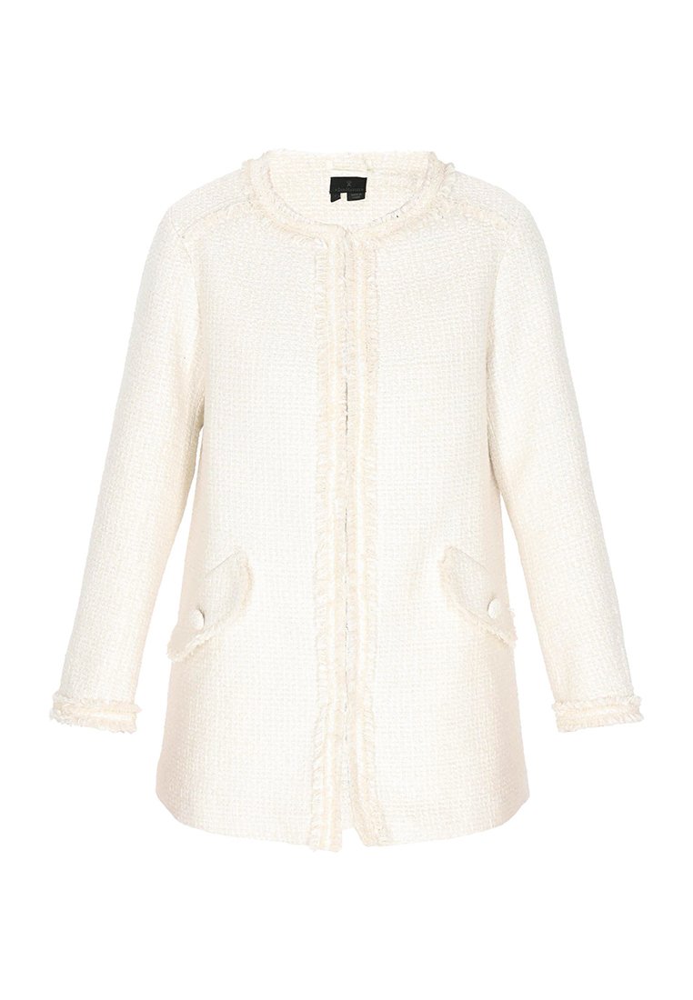 dreimaster Halflange jas crème