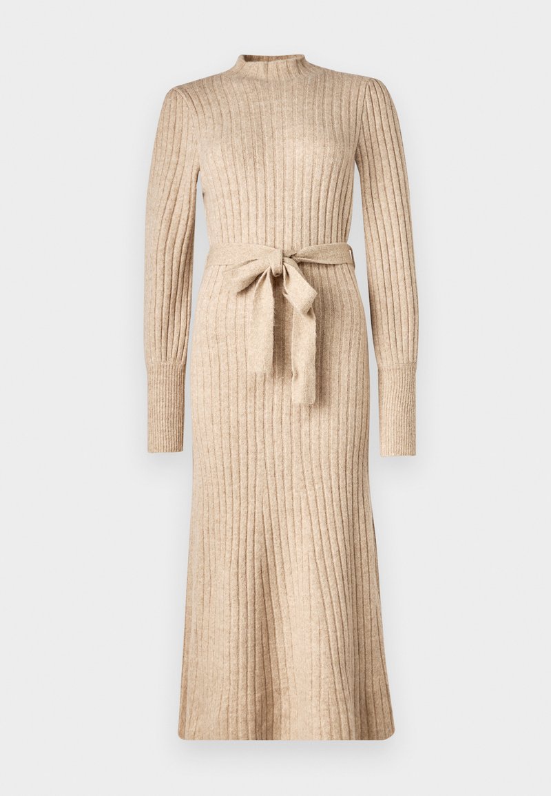 Vila Gebreide jurk beige Vila Gebreide jurk beige