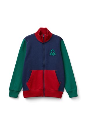 WITH ZIPPER - Felpa con zip - multicolor