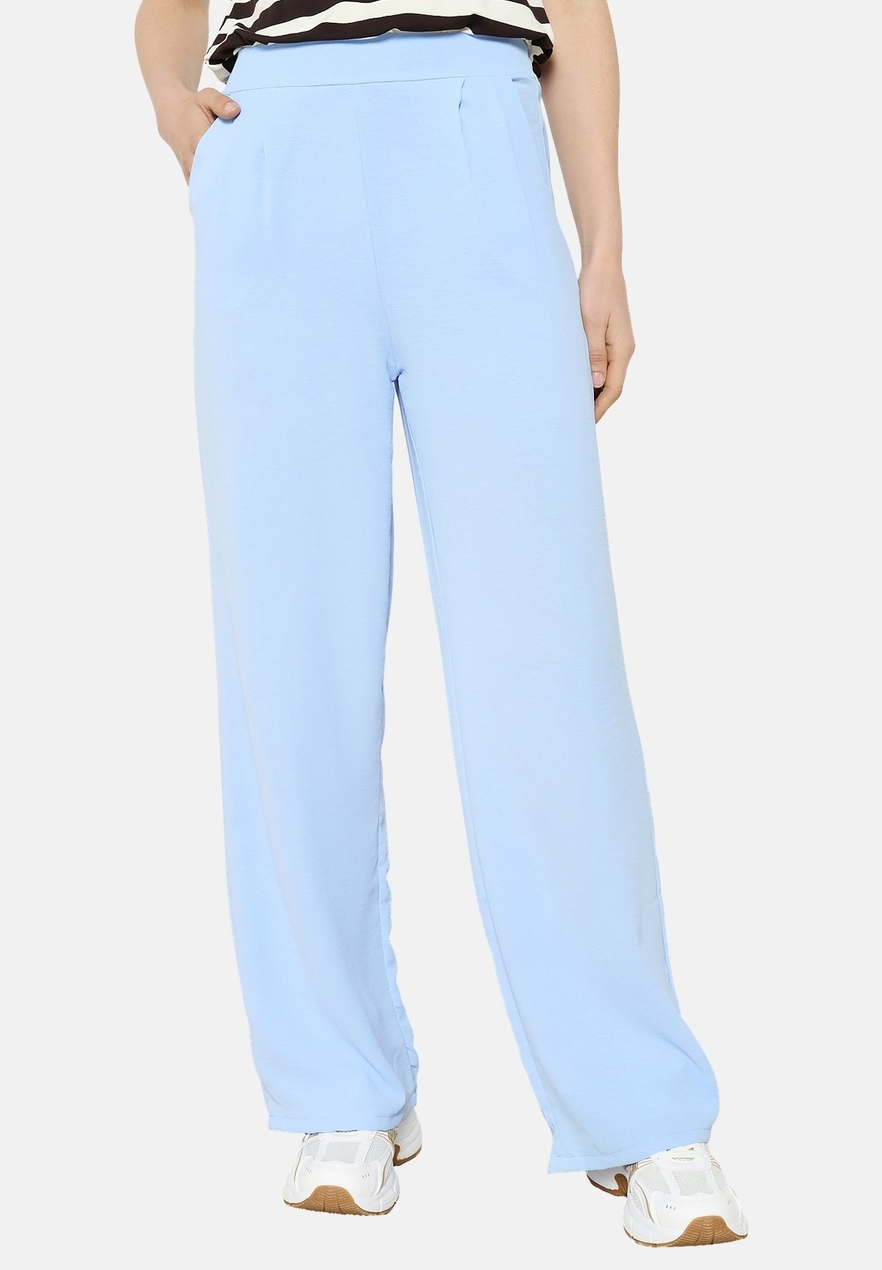 LolaLiza WIDE Pantalon classique blue pastel/bleu clair