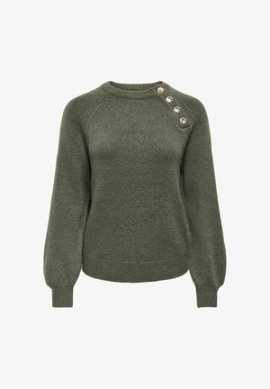 ONLY, ONLEMMA LIFE LS BUTTON ONECK KNT NOOS - Pullover - kambaba