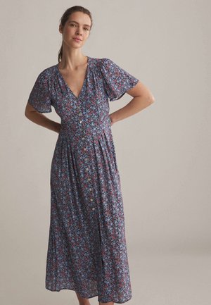 FLORAL - Denní šaty - blue