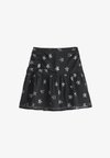 WITH STARS - Jupe trapèze - black