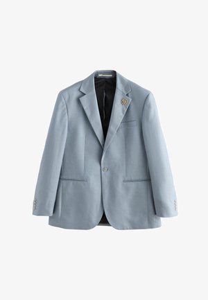 Next, REGULAR FIT - LOOSE FIT SUIT JACKET WITH BROOCH . - Sacou de costum - light blue
