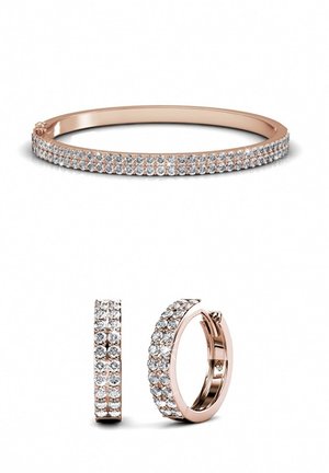 PARURE GLAMOUR SET - Oorbellen - couleur or rose / cristal