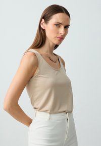 Jimmy Key SINGLET - Top - beige