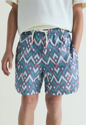 Scalpers, SCALPERS NEW IKAT SWIMSUIT KIDS - Bañador corto - burgundy