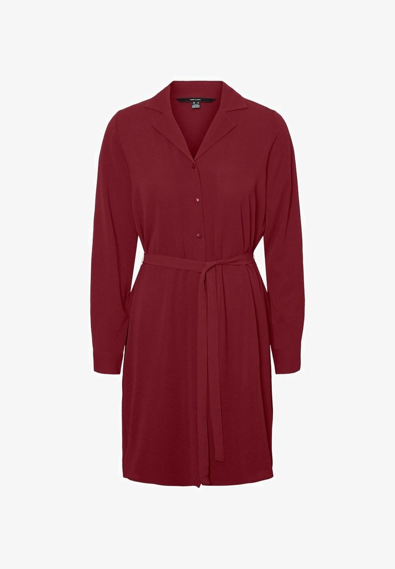 Vero Moda Robe chemise - bordeaux