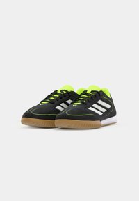 adidas Performance COPA INDOOR COURT LEAGUE - Indoor football boots - core black/footwear white/lucid lemon