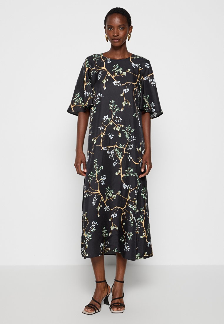 MUNTHE Maxi-jurk zwart