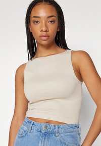 BDG Urban Outfitters SLASH NECK TANK - Top - beige (as sample)