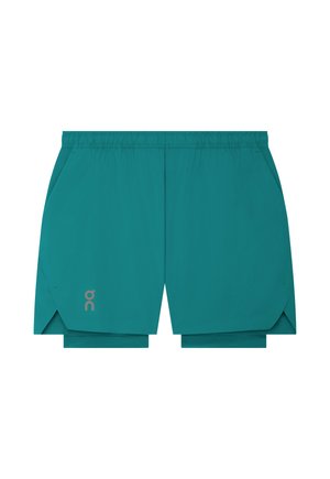 On, TRAIN 2-IN-1 SHORTS - Pantaloni sportivi - abyss