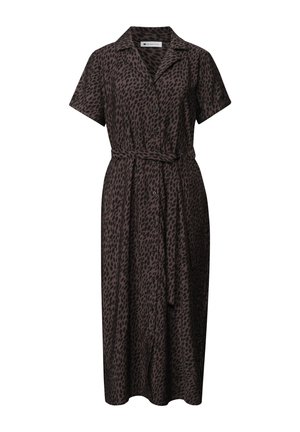 Street One, MIDIKLEID MIT BOWLING-KRAGEN UND PRINT - Robe chemise - molten earth