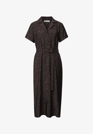 Street One, MIDIKLEID MIT BOWLING-KRAGEN UND PRINT - Blusenkleid - molten earth