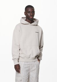 Pegador LOGO OVERSIZED  - Mikina s kapucňou - washed dust cream