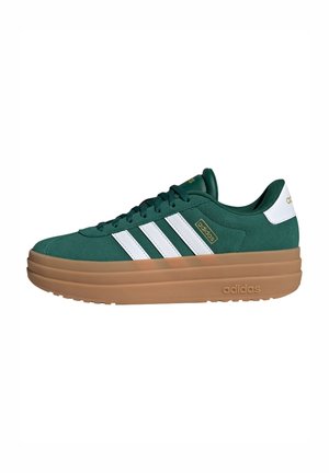 VL COURT BOLD - Tenisice za trening - collegiate green/cloud white/gold metallic