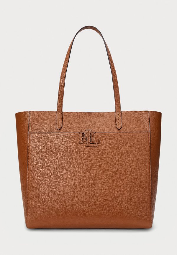 PEBBLED LEATHER LARGE CAMERYN TOTE BAG - Tote bag - lauren tan3