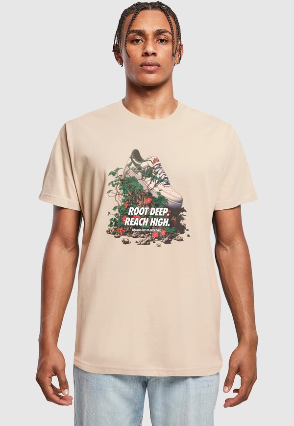 ROOT DEEP TEE - T-Shirt print - sand