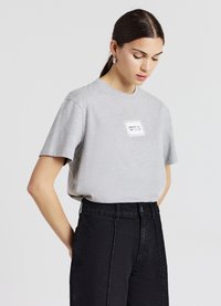 Calliope PATCH - T-shirt con stampa - grigio medio melange