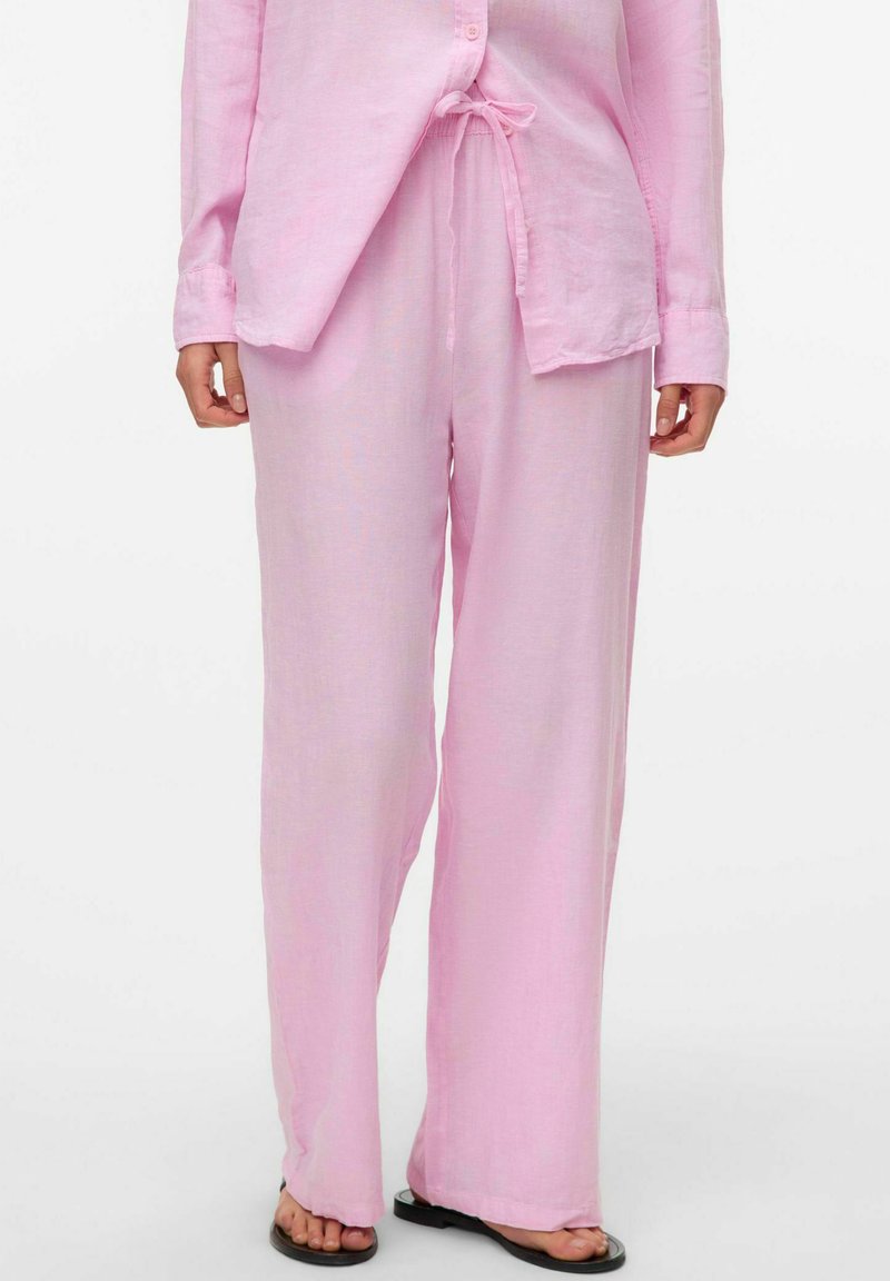 Vero Moda LINN WVN NOOS - Tygbyxor - bonbon