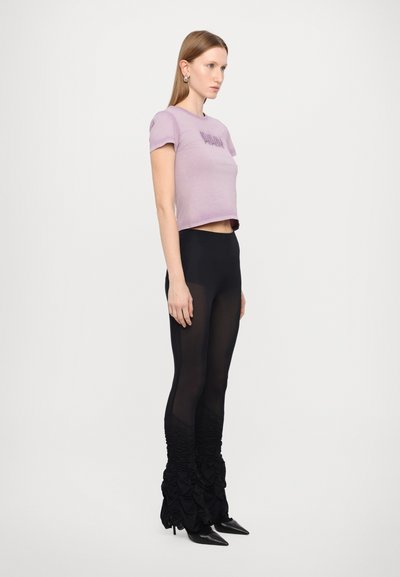 AVAVAV SMOCKED TROUSER - Kelnės - black