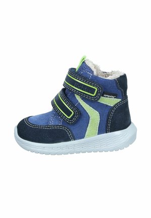 Lauflernschuh - marine nautical silver