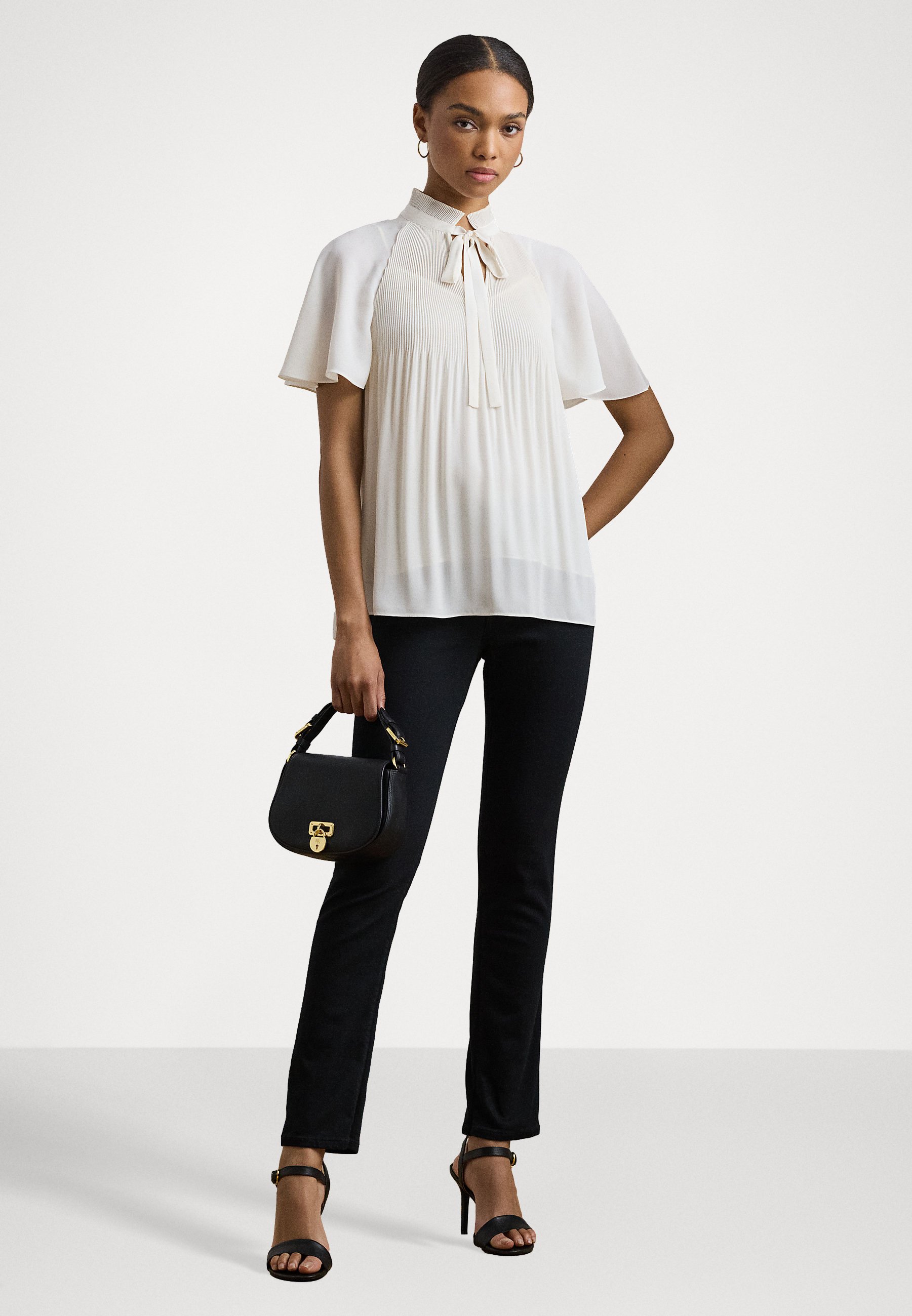 売れ筋商品|||ラルフローレン シャツ レディース トップス PLEATED ETTE BLOUSE - Blouse - mascarpone cream Lauren Ralph Lauren PLEATED GEORGETTE BLOUSE - Blouse
