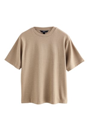Next, REGULAR FIT  PREMIUM COSY SHORT SLEEVE - Basic T-shirt - neutral