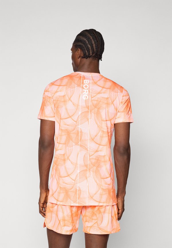 ACE PRINTED - Print T-shirt - orange3