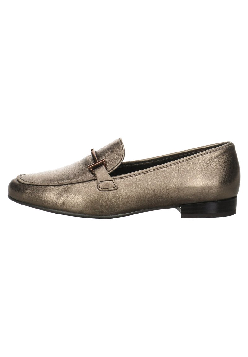 Damen Halbschuhe | ara Slipper gold silber mittel/goldfarben - DD54207 Damen Halbschuhe | ara Slipper gold silber mittel/goldfarben - DD54207