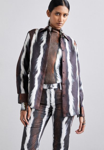 Roberto Cavalli STRIPED BLOUSE - Chemisier - multicolor
