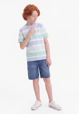 Tommy Hilfiger, VARSITY - Short en jean - dark-blue denim