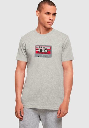 STRANGER THINGS - CASSETTE FOR WILL - Print T-shirt - heather grey