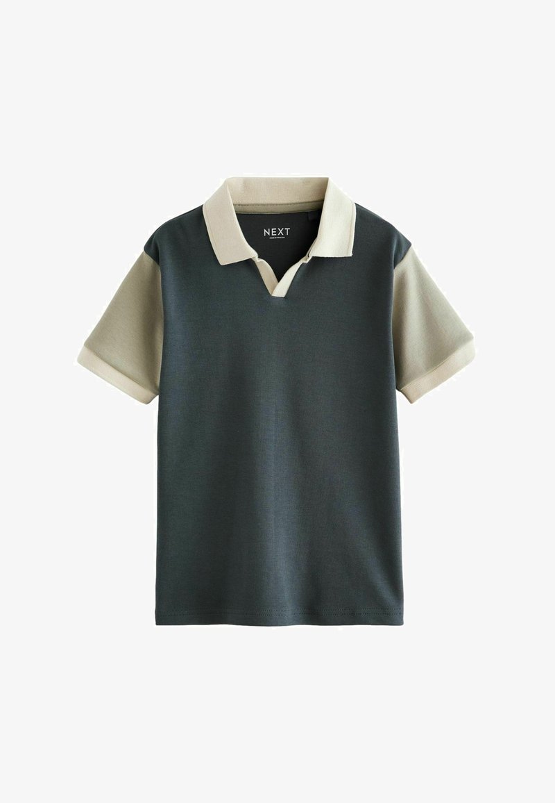Next REVERE COLLAR SHORT SLEEVE - Polo - charcoal grey