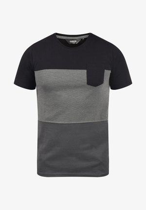 Solid, SDMINGO STRIPED - T-shirt imprimé - black