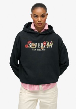 NIGHT GARDEN RELAXED - Hoodie - black